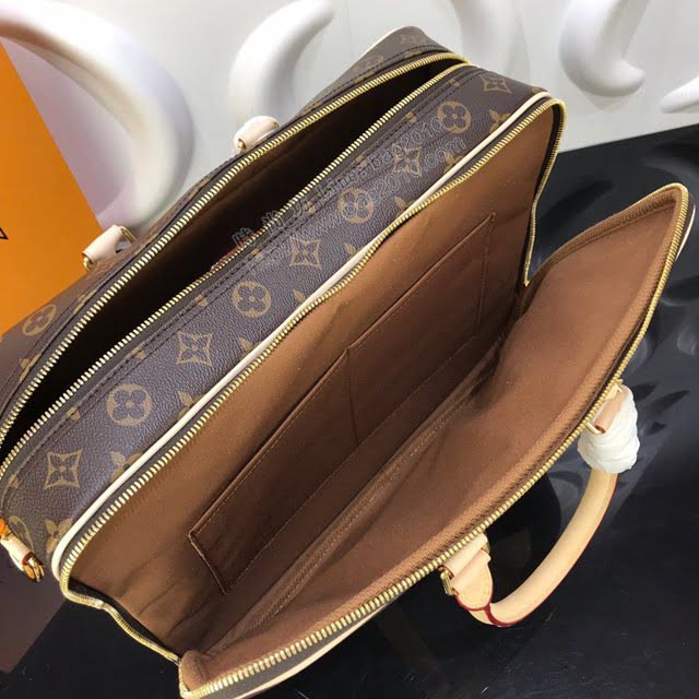 lv新款包包 路易威登Dandy公事包 lv男士公事包 Damier Graphite帆布  ydh3903